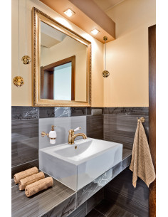 Смеcитель для умывальника ЛАБЭ бронза - Barva Stará mosaz (Bronz),Rozměr 3/8'' 2