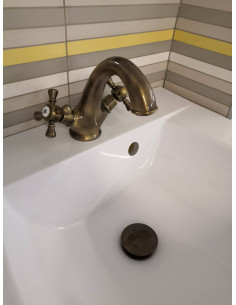 Смеситель для умывальника МОРАВА РЕТРО в бронзе - Barva Stará mosaz (Bronz),Rozměr 1/2'' 2