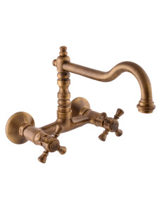 Смеситель для умывальника МОРАВА РЕТРО в бронзе - Barva Stará mosaz (Bronz),Rozměr 100 mm