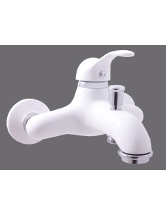 Смеситель для ванны ЛАБЭ БЕЛЫЙ ГЛЯНЦЕВЫЙ/ХРОМ - Barva bílá/chrom,Rozměr 150 mm 2