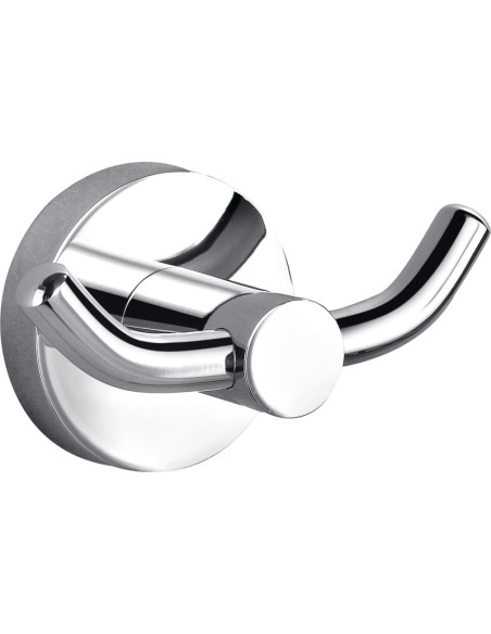 Крючок двойной настенный Аксессуар для ванной COLORADO - Barva Chrom Крючок двойной настенный Аксессуар для ванной COLORADO - Barva Chrom