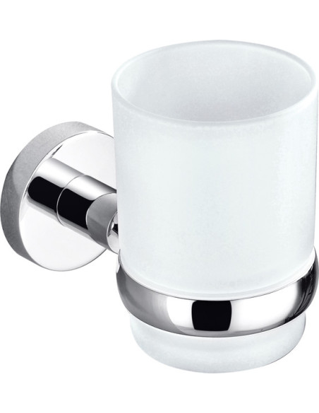 Стакан настенный с держатель Аксессуар для ванной COLORADO - Barva Chrom Стакан настенный с держатель Аксессуар для ванной COLORADO - Barva Chrom