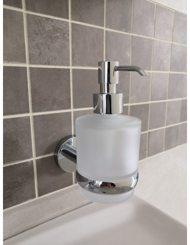 Настенный дозатор для жидкого мыла Аксессуар для ванной COLORADO - Barva Chrom
