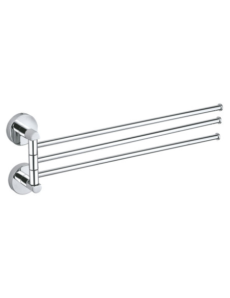 Держатель для полотенец тройной поворотный Аксессуар для ванной COLORADO - Barva Chrom Держатель для полотенец тройной поворотный Аксессуар для ванной COLORADO - Barva Chrom