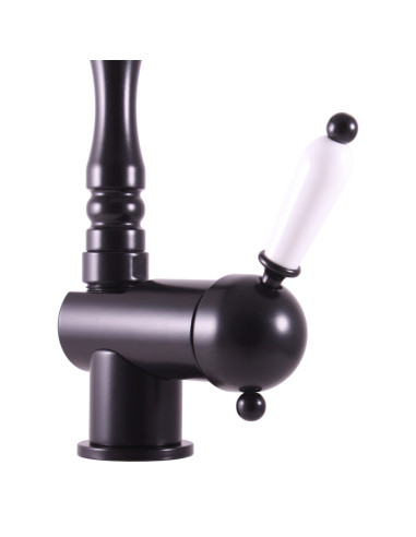 Смеситель для умывальника/раковины ЛАБЭ ЧЕРНЫЙ МАТОВЫЙ - Barva Černá matná,Rozměr 1/2''