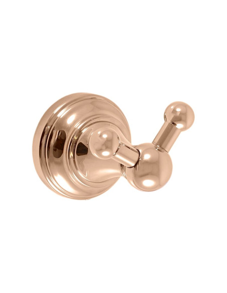 Крючок двойной ЗОЛОТО Аксессуар для ванной МОРАВА РЕТРО  - Barva zlatá Крючок двойной ЗОЛОТО Аксессуар для ванной МОРАВА РЕТРО  - Barva zlatá