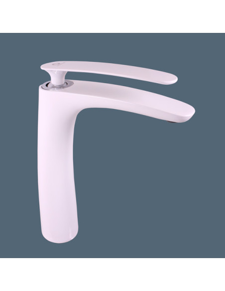 Смеситель для умывальника высокий  ТИГРИС БЕЛЫЙ/XРОМ - Barva bílá/chrom,Rozměr 1/2''