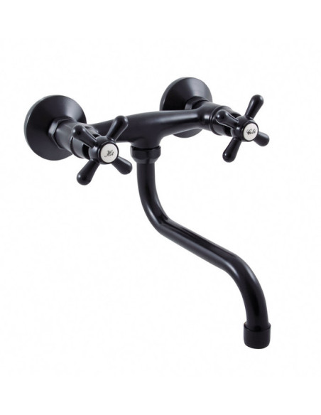 Кухонный смеситель МОРАВА РЕТРО ЧЕРНЫЙ МАТOВЫЙ - Barva Černá matná,Rozměr 100 mm Кухонный смеситель МОРАВА РЕТРО ЧЕРНЫЙ МАТOВЫЙ - Barva Černá matná,Rozměr 100 mm