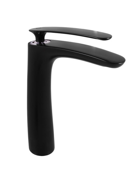 Смеситель для умывальника высокий  ТИГРИС ЧЕРНЫЙ/XРОМ - Barva černá matná/chrom,Rozměr 1/2'' Смеситель для умывальника высокий  ТИГРИС ЧЕРНЫЙ/XРОМ - Barva černá matná/chrom,Rozměr 1/2''