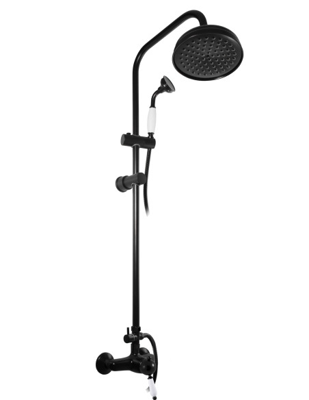 Смеситель для душа с душевым гарнитуром ЛАБЭ ЧЕРНЫЙ МАТОВЫЙ - Barva Černá matná,Rozměr 150 mm Смеситель для душа с душевым гарнитуром ЛАБЭ ЧЕРНЫЙ МАТОВЫЙ - Barva Černá matná,Rozměr 150 mm