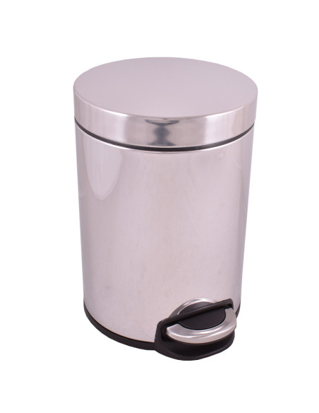 Мусорное ведро 5л  Аксессуар для ванной COLORADO - Barva nerez lesk