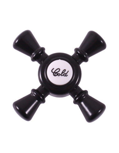 Смеситель для душа МОРАВА РЕТРО ЧЕРНЫЙ МАТОВЫЙ - Barva Černá matná,Rozměr 100 mm