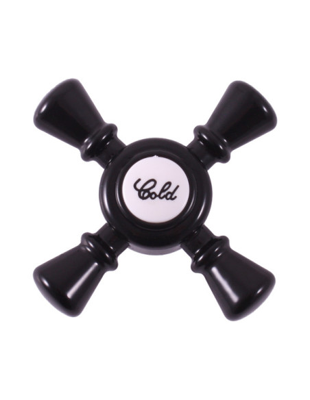 Смеситель для душа МОРАВА РЕТРО ЧЕРНЫЙ МАТОВЫЙ - Barva Černá matná,Rozměr 100 mm