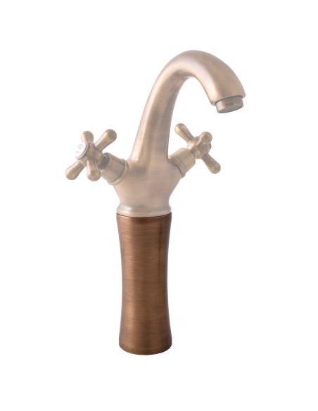 Подставка-удлинитель бронзовая для смесителя для раковины MK28SM, MK29SM - Barva Stará mosaz (Bronz),Rozměr 150 mm