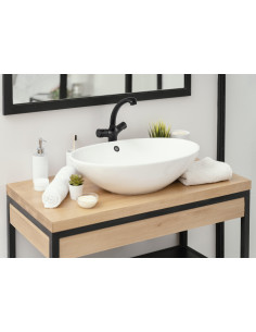 Смеситель для умывальника ТЕРМОСТАТИЧЕСКИЙ ЧЕРНЫЙ МАТОВЫЙ - Barva Černá matná,Rozměr 3/8'' 2