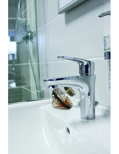 Смеситель для умывальника АМУР - Barva chrom - plastová výpusť,Rozměr 1/2''