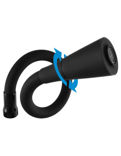 Смеситель для мойки с гибким изливом и душем МОРАВА - Barva Černá matná,Rozměr 3/8'' 2
