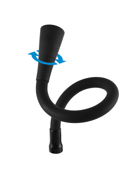 Смеситель кухонный с гибким изливом с душем КОЛОРАДО ЧЕРНЫЙ МАТОВЫЙ/ХРОМ - Barva černá matná/chrom,Rozměr 1/2'' Смеситель кухонный с гибким изливом с душем КОЛОРАДО ЧЕРНЫЙ МАТОВЫЙ/ХРОМ - Barva černá matná/chrom,Rozměr 1/2''