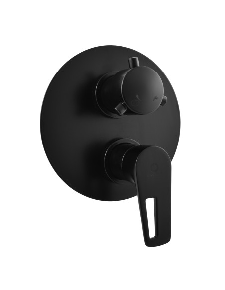 Смеситель для душа с керамическим переключателем КОЛОРАДО ЧЕРНЫЙ МАТОВЫЙ - Barva Černá matná Смеситель для душа с керамическим переключателем КОЛОРАДО ЧЕРНЫЙ МАТОВЫЙ - Barva Černá matná