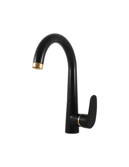 Смеситель кухонный  ЧЕРНЫЙ МАТНЫЙ/ЗОЛОТО АМУР - Barva černá matná/zlato,Rozměr 1/2'' Смеситель кухонный  ЧЕРНЫЙ МАТНЫЙ/ЗОЛОТО АМУР - Barva černá matná/zlato,Rozměr 1/2''