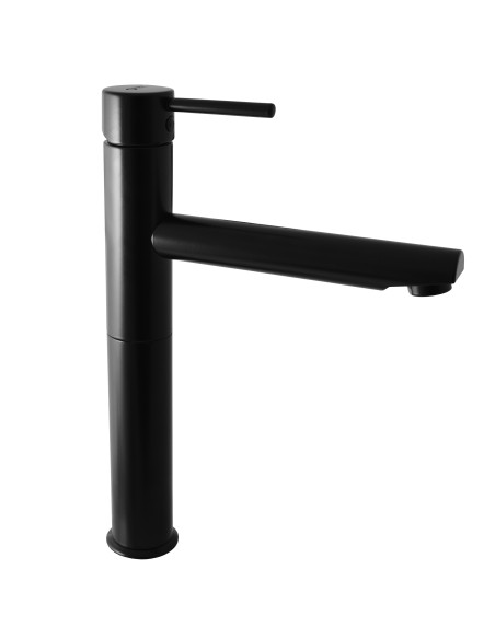 Смеситель для умывальника высокий СЕНА ЧЕРНЫЙ - Barva Černá matná,Rozměr 3/8''
