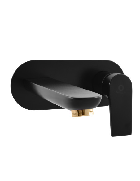 Смеситель для умывальника скрытого монтажа КОЛОРАДО ЧЕРНЫЙ МАТОВЫЙ/ЗОЛОТО - Barva černá matná/zlato Смеситель для умывальника скрытого монтажа КОЛОРАДО ЧЕРНЫЙ МАТОВЫЙ/ЗОЛОТО - Barva černá matná/zlato