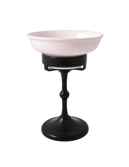 Мыльница керамическая ЧЁРНАЯ МАТОВАЯ Аксессуар для ванной МОРАВА РЕТРО  - Barva Černá matná Мыльница керамическая ЧЁРНАЯ МАТОВАЯ Аксессуар для ванной МОРАВА РЕТРО  - Barva Černá matná