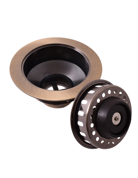 Донный клапан сифона для мойки 6/4'' - БРОНЗОВЫЙ - Barva Stará mosaz (Bronz)