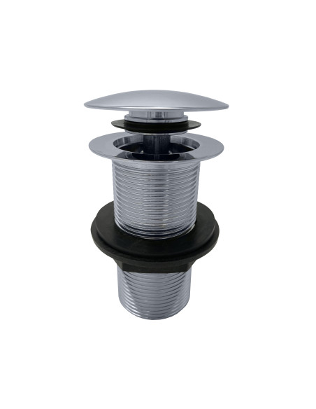 Слив для раковины без перелива CLICK/CLACK 5/4''  ХРОМ - Barva chrom Слив для раковины без перелива CLICK/CLACK 5/4''  ХРОМ - Barva chrom