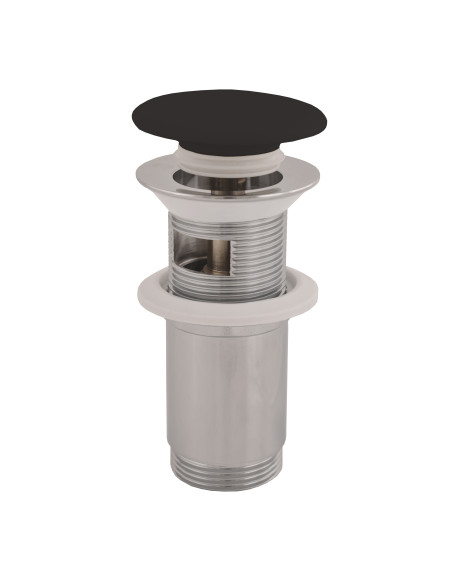 Водослив для умывальника CLICK/CLACK 5/4'' ЧЕРНЫЙ MАТОВЫЙ/ХРОМ - Barva černá matná/chrom Водослив для умывальника CLICK/CLACK 5/4'' ЧЕРНЫЙ MАТОВЫЙ/ХРОМ - Barva černá matná/chrom