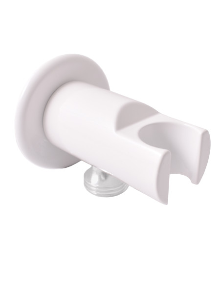 Держатель для душа с выходом для шланга  ГЛЯНЦЕВЫЙ БЕЛЫЙ - Barva bílá Держатель для душа с выходом для шланга  ГЛЯНЦЕВЫЙ БЕЛЫЙ - Barva bílá