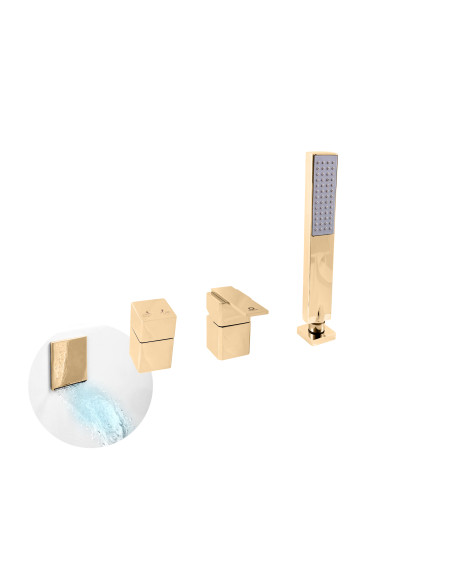 Смеситель для ванны - 3 отверстия ЛОИРА ЗОЛОТО - Barva ZLATÁ - lesklá,Rozměr 1/2'' Смеситель для ванны - 3 отверстия ЛОИРА ЗОЛОТО - Barva ZLATÁ - lesklá,Rozměr 1/2''