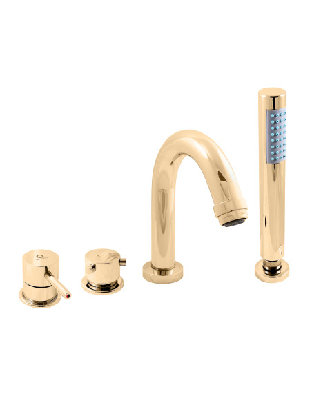 Смеситель для ванны СЕНА ЗОЛОТОЙ - 4 отверстия - Barva ZLATÁ - lesklá,Rozměr 1/2'' Смеситель для ванны СЕНА ЗОЛОТОЙ - 4 отверстия - Barva ZLATÁ - lesklá,Rozměr 1/2''