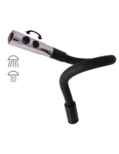 - Barva černá matná/chrom 2