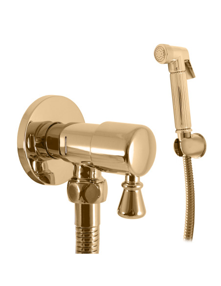 Смеситель для биде с душем МОРАВА РЕТРО ЗОЛОТО - Barva ZLATÁ - lesklá Смеситель для биде с душем МОРАВА РЕТРО ЗОЛОТО - Barva ZLATÁ - lesklá