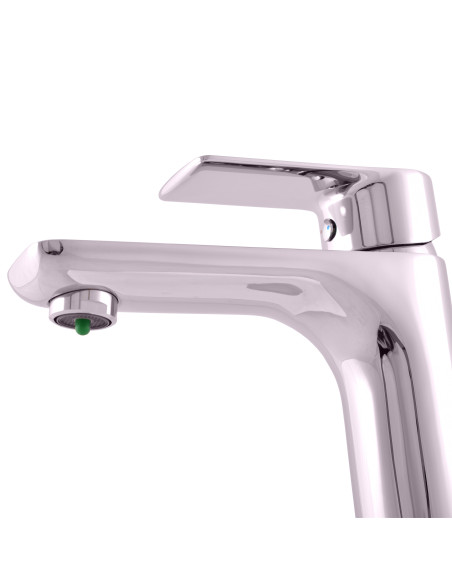 Водосберегающий смеситель для умывальника, высокий VLTAVA ECO - Barva Chrom,Rozměr 1/2'' Водосберегающий смеситель для умывальника, высокий VLTAVA ECO - Barva Chrom,Rozměr 1/2''