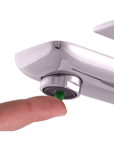 Водосберегающий смеситель для умывальника, высокий VLTAVA ECO - Barva Chrom,Rozměr 1/2''