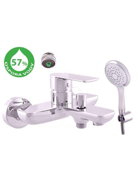 Водосберегающий смеситель для ванны VLTAVA ECO - Barva Chrom,Rozměr 150 mm Водосберегающий смеситель для ванны VLTAVA ECO - Barva Chrom,Rozměr 150 mm