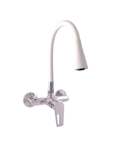 - Barva chrom/bílá,Rozměr 100 mm - Barva chrom/bílá,Rozměr 100 mm