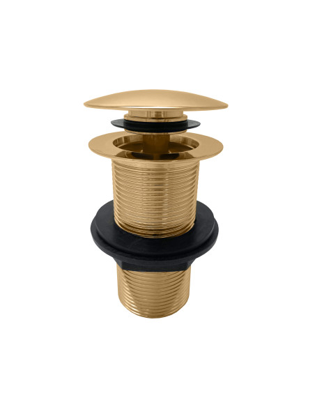 Слив для раковины без перелива CLICK/CLACK 5/4'' ЗОЛОТО ГЛЯНЕЦ - Barva ZLATÁ - lesklá Слив для раковины без перелива CLICK/CLACK 5/4'' ЗОЛОТО ГЛЯНЕЦ - Barva ZLATÁ - lesklá