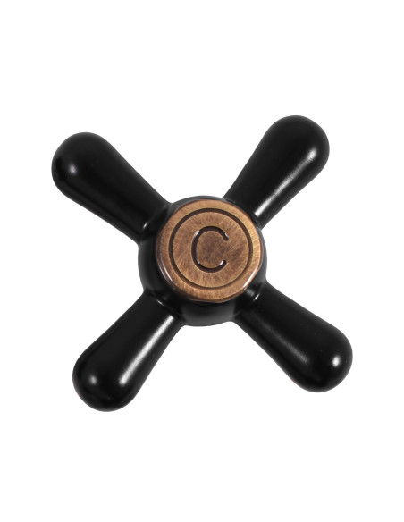 Ручка MORAVA RETRO ЧЕРНЫЙ МАТОВЫЙ/БРОНЗА - Barva Černá matná/Stará mosaz (Bronz),Rozměr teplá Ручка MORAVA RETRO ЧЕРНЫЙ МАТОВЫЙ/БРОНЗА - Barva Černá matná/Stará mosaz (Bronz),Rozměr teplá