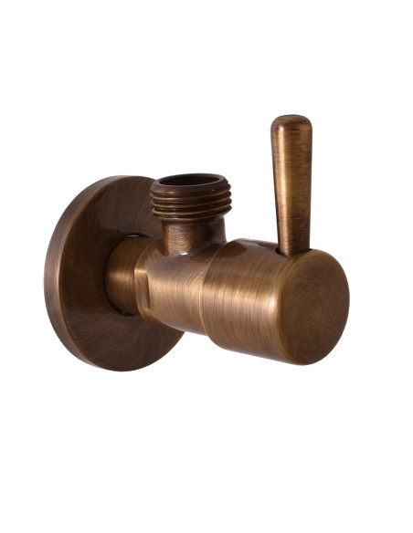 Вентиль угловой с керамической кран-буксой 1/2''-3/8'' БРОНЗА - Barva Stará mosaz (Bronz) Вентиль угловой с керамической кран-буксой 1/2''-3/8'' БРОНЗА - Barva Stará mosaz (Bronz)