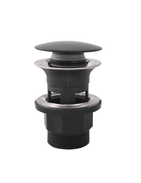 Водослив для умывальника CLICK/CLACK 5/4'' ЧЕРНЫЙ МАТОВЫЙ - Barva Černá matná