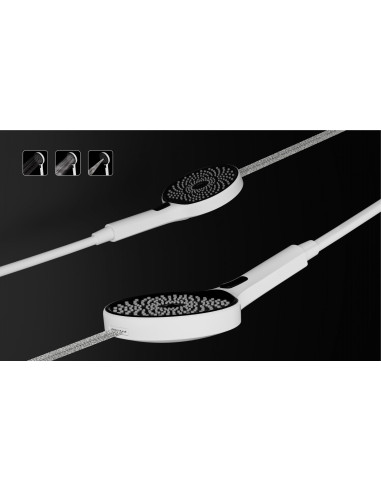 Ручной душ, 3 положения + 1 функция водяной спрей, хром,ø 140 mm - Barva chrom/plast
