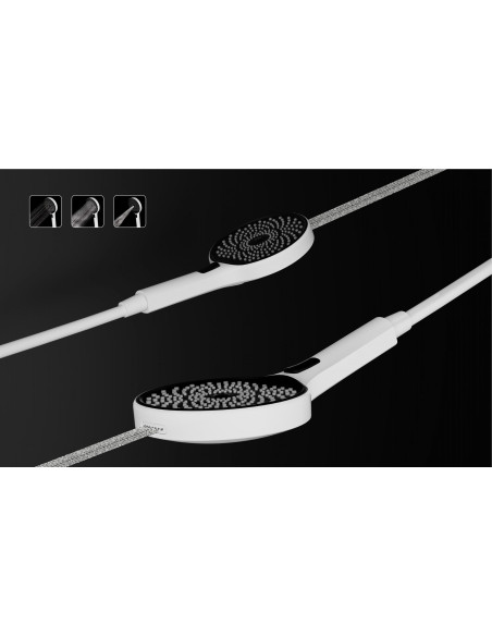 Ручной душ, 3 положения + 1 функция водяной спрей, хром,ø 140 mm - Barva chrom/plast