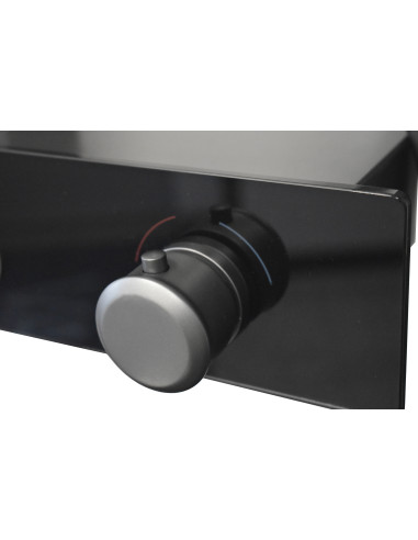 Смеситель для душа с ручным и верхним душем NIL METAL GREY - Barva METAL GREY