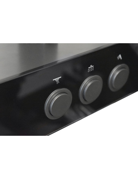 Смеситель для душа с ручным и верхним душем NIL METAL GREY - Barva METAL GREY Смеситель для душа с ручным и верхним душем NIL METAL GREY - Barva METAL GREY