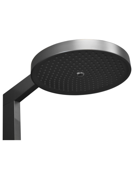 Смеситель для душа с ручным и верхним душем NIL METAL GREY - Barva METAL GREY Смеситель для душа с ручным и верхним душем NIL METAL GREY - Barva METAL GREY