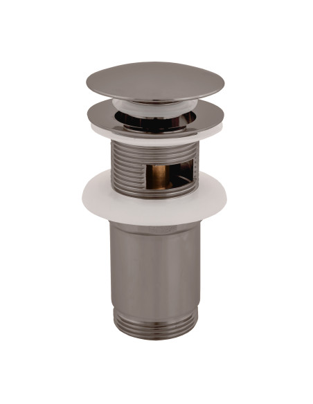 Водослив для умывальника CLICK/CLACK 5/4'' METAL GREY - глянец - Barva METAL GREY - lesklá Водослив для умывальника CLICK/CLACK 5/4'' METAL GREY - глянец - Barva METAL GREY - lesklá