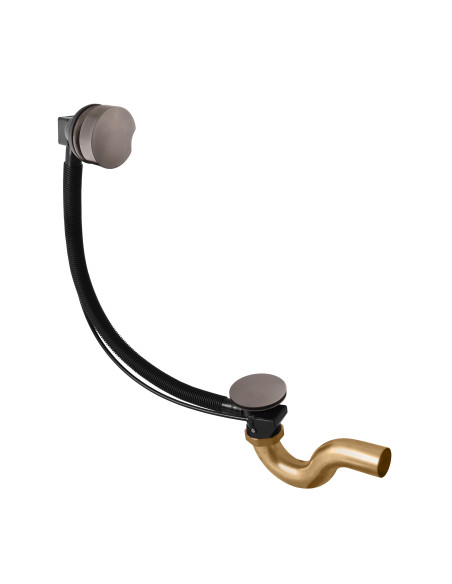 Сифон для ванный  METAL GREY крацованный матовый - Barva METAL GREY - kartáčovaná ,Rozměr 600 mm Сифон для ванный  METAL GREY крацованный матовый - Barva METAL GREY - kartáčovaná ,Rozměr 600 mm